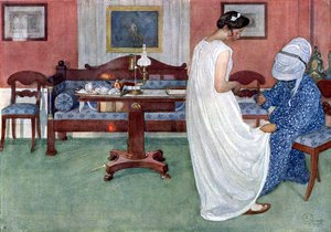 ナッツで 作： Carl Larsson